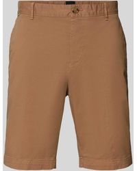 BOSS - Slim Fit Shorts mit Gürtelschlaufen Modell 'Slice' - Lyst