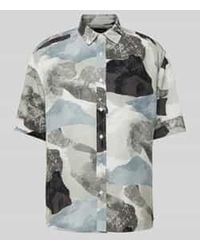 Only & Sons - Regular Fit Vrijetijdsoverhemd Met All-Over Motief, Model 'Bud' - Lyst