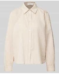 Opus - Regular Fit Overhemdblouse Met Smokdetails - Lyst
