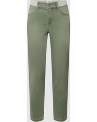 ANGELS Slim Fit Jeans mit elastischem Bund Modell 'ORNELLA' - Grün