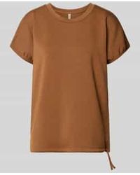 Soya Concept - T-Shirt Van Mohair-Mix Met Ronde Hals Model 'Banu' - Lyst