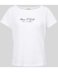 Marc O' Polo - T-shirt Met Statementprint - Lyst