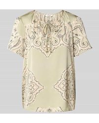 B.Young - Regular Fit Blusenshirt mit Schlüsselloch-Ausschnitt - Lyst