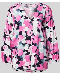 Tom Tailor - Bluse mit Allover-Print - Lyst