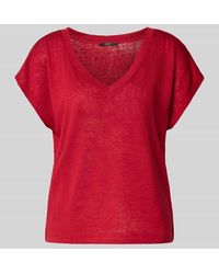 Zero - T-Shirt aus Viskose-Mix mit V-Ausschnitt - Lyst