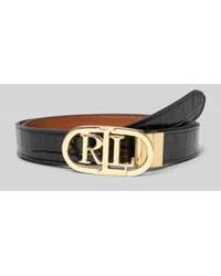 Ralph Lauren - Riem Met Gesp Met Label - Lyst