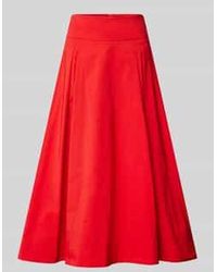 Essentiel Antwerp - Midirok Met Stolpplooien - Lyst
