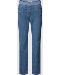 RAPHAELA by BRAX - Slim Fit Jeans mit elastischem Bund Modell 'Pamina Fun' - Lyst