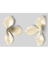 Comma, - Ohrringe in floraler Optik - Lyst