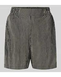 Tom Tailor - Korte Relaxed Fit Broek Met Structuurmotief - Lyst