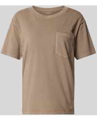 Jake*s - T-Shirt mit Motiv-Stitching - Lyst