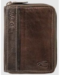 Camel Active - Portemonnaie aus Leder im Retro-Look - Lyst