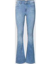 ONLY - Flared Cut Jeans Met Labelpatch - Lyst