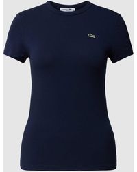 Lacoste - Slim Fit T-shirt Met Logodetail - Lyst