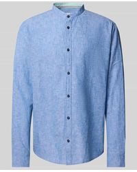 Tom Tailor - Regular Fit Freizeithemd aus Leinen-Baumwoll-Mix - Lyst