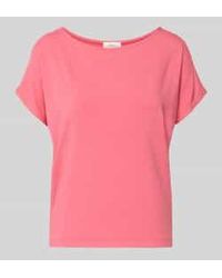 S.oliver - Relaxed Fit T-Shirt Van Viscosemix - Lyst