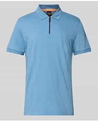 BOSS - Poloshirt Met Labelpatch - Lyst