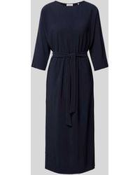 S.oliver - Midi-jurk Met Plissévouwen - Lyst