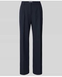 Samsøe & Samsøe - Straight Leg Stoffhose Mit Bundfalten Modell 'Ramona' - Lyst