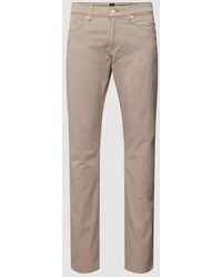 BOSS - Slim Fit Jeans im 5-Pocket-Design Modell 'Delaware' - Lyst