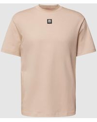 HUGO - T-Shirt mit Label-Patch Modell 'Dalile' - Lyst
