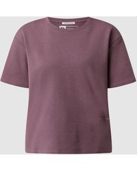 Tom Tailor Denim T-shirt Met Ronde Hals - Paars