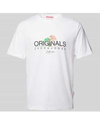 Jack & Jones - T-Shirt mit Label-Print Modell 'CYRUS' - Lyst