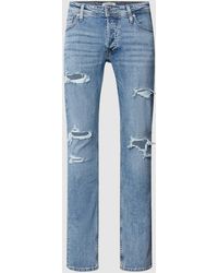 Jack & Jones - Jeans im Used-Look Modell 'GLENN' - Lyst