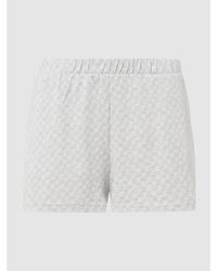 JOOP! BODYWEAR Shorts aus Baumwolle mit Logo-Muster - Grau