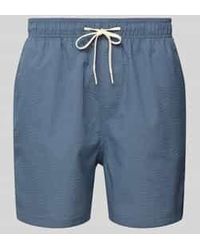 SELECTED - Relaxed Fit Zwembroek Met Structuurmotief, Model 'Cooper' - Lyst