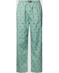 Polo Ralph Lauren - Pyjama-Hose mit Tunnelzug und Allover-Print-Motiv - Lyst
