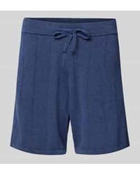 COLOURS & SONS - Regular Fit Korte Broek Met Ajourpatroon - Lyst