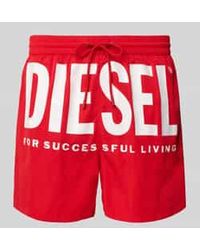 DIESEL - Zwembroek Met Elastische Band, Model 'Ken' - Lyst