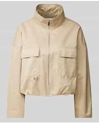 Opus - Kort Jack Met Opstaande Kraag, Model 'Hanneka' - Lyst