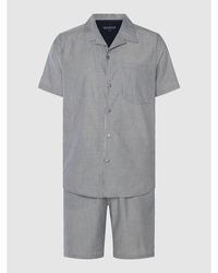 Schiesser Pyjama mit Lyocell-Anteil - Grau