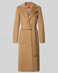 MAX&Co. - Regular Fit Lange Wollen Jas Met Reverskraag, Model 'Runaway' - Lyst