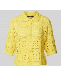 Ouí - Strickshirt Mit Lochmuster - Lyst