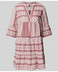 Vero Moda - Figurumspielendes Tunikakleid aus reiner Baumwolle Modell 'DICTHE' - Lyst
