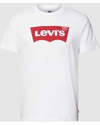 Levi's - T-Shirt aus Baumwolle mit Logo-Print - Lyst