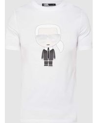 Karl Lagerfeld - T-Shirt aus Baumwolle - Lyst