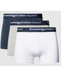 Knowledge Cotton - Boxershort Met Elastische Band - Lyst