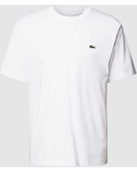 Lacoste - T-shirt Met Logodetail - Lyst