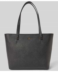 Ralph Lauren - Shopper aus Leder mit Label-Applikation Modell 'KARLY' - Lyst