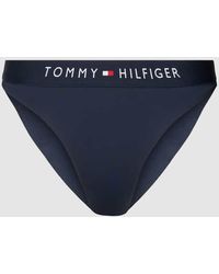 Tommy Hilfiger - Bikini-Hose mit elastischem Logo-Bund Modell 'BRAZILIAN' - Lyst