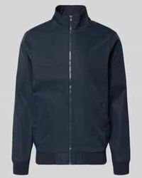 Blend - Regular Fit Jack Met Opstaande Kraag Model 'Hefi' - Lyst