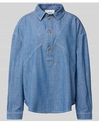Ba&sh - Jeansbluse Aus Reiner Baumwolle Modell 'Kool' - Lyst