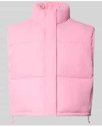 American Vintage - Bodywarmer Met Opstaande Kraag, Model 'Rofy' - Lyst