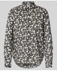 GANT - Regular Fit Overhemdblouse Van Puur Katoen Met Stolpplooi - Lyst