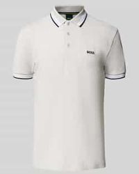 BOSS - Regular Fit Poloshirt Van Puur Katoen - Lyst