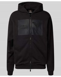 carlo colucci - Sweatjacke mit Logo-Print und Zweiwege-Reißverschluss - Lyst